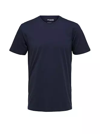 SELECTED | T-shirt SLHASPEN | blau